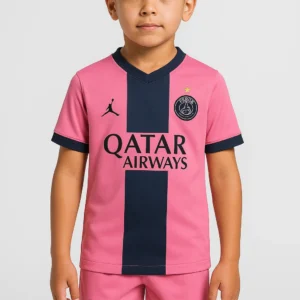 Maillot Third Stadium PSG Jordan 24/25 rose pour enfant