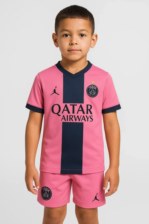 Maillot Third Stadium PSG Jordan 24/25 rose pour enfant